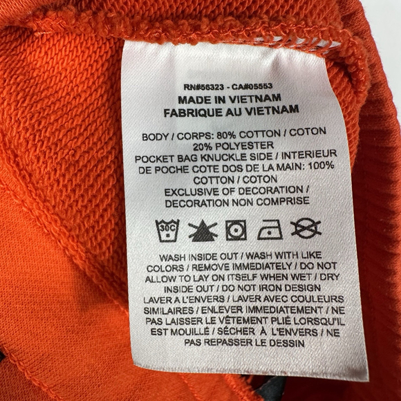 Nike Double Swoosh Orange Sweatpants Boys Size Medium - Picture 6 of 7